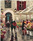 Brent Heighton Rue de Fleurs painting